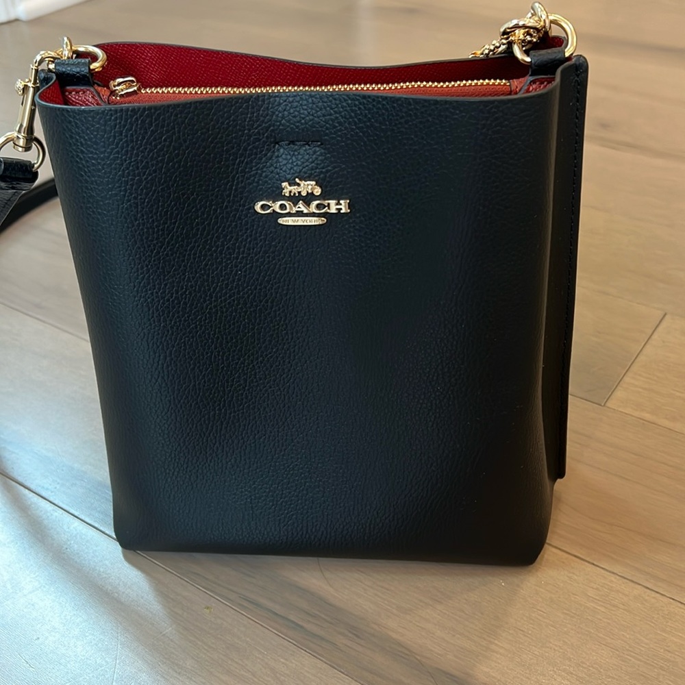 Coach Mollie bucket bag 22 in black